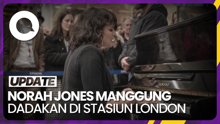 Tampil Dadakan di Stasiun Kereta London, Norah Jones Kejutkan Pengunjung 