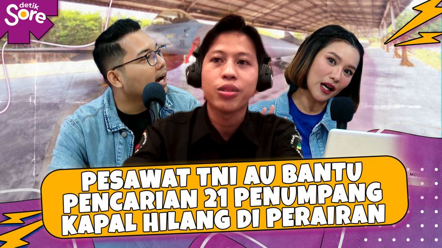 Pesawat TNI AU Bantu Pencarian 21 Penumpang Kapal Hilang di Perairan Selayar 