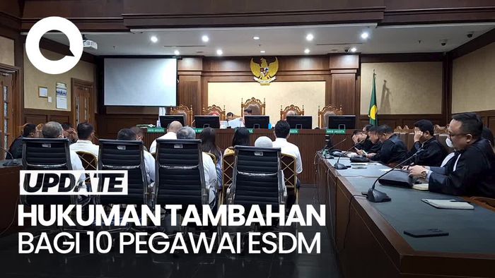 10 Pegawai ESDM Juga Divonis Bayar Uang Pengganti di Kasus Korupsi Tukin