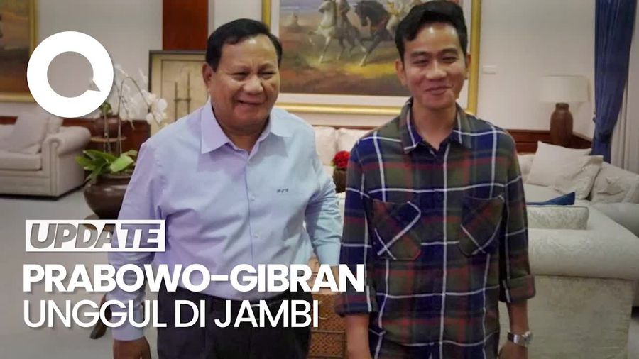 Prabowo-Gibran Unggul di Jambi, Raih 1.438.952 Suara