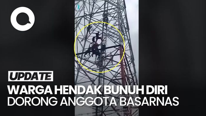 Kronologi Anggota Basarnas Tewas Didorong Warga yang Hendak Bunuh Diri