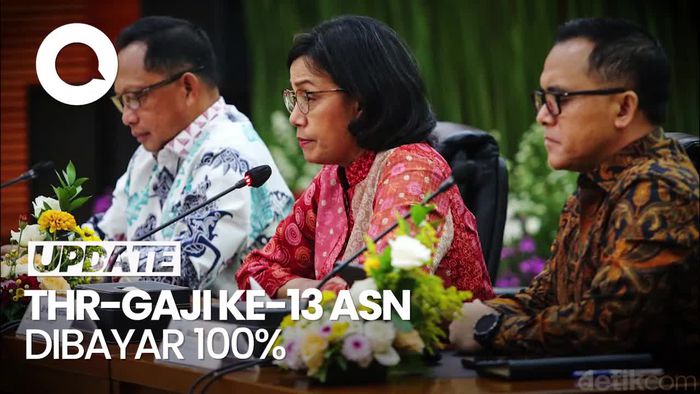 Menkeu Pastikan Tahun 2024 THR-Gaji ke-13 ASN Dibayar 100%