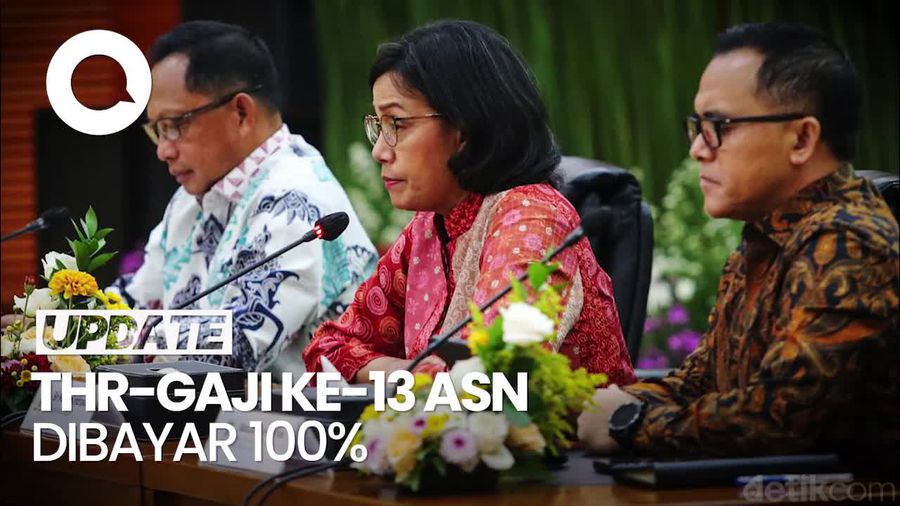 Menkeu Pastikan Tahun 2024 THR-Gaji ke-13 ASN Dibayar 100%
