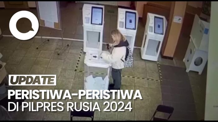 Pilpres Rusia, Pemilih Siram Tinta ke Kotak Suara hingga TPS Dibakar