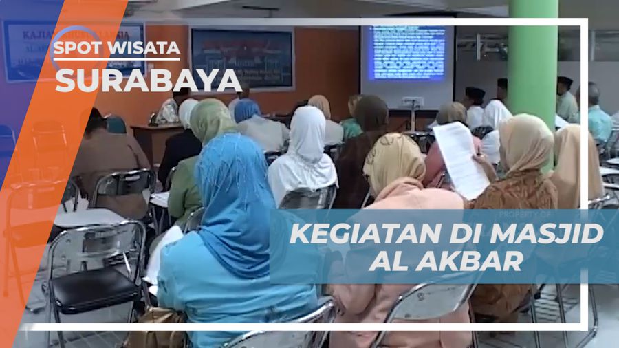 Kajian Lansia, Salah Satu Kegiatan Rutin di Masjid Nasional Al Akbar, Surabaya