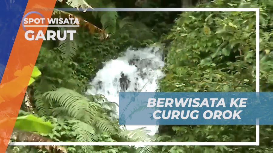 Pesona Keindahan Alam Curug Orok di Kaki Gunung Papandayan, Garut