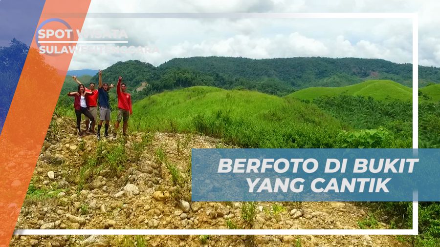 Traking Seru Menuju Puncak Bukit Wiwirano yang Eksotik, Sulawesi Tenggara