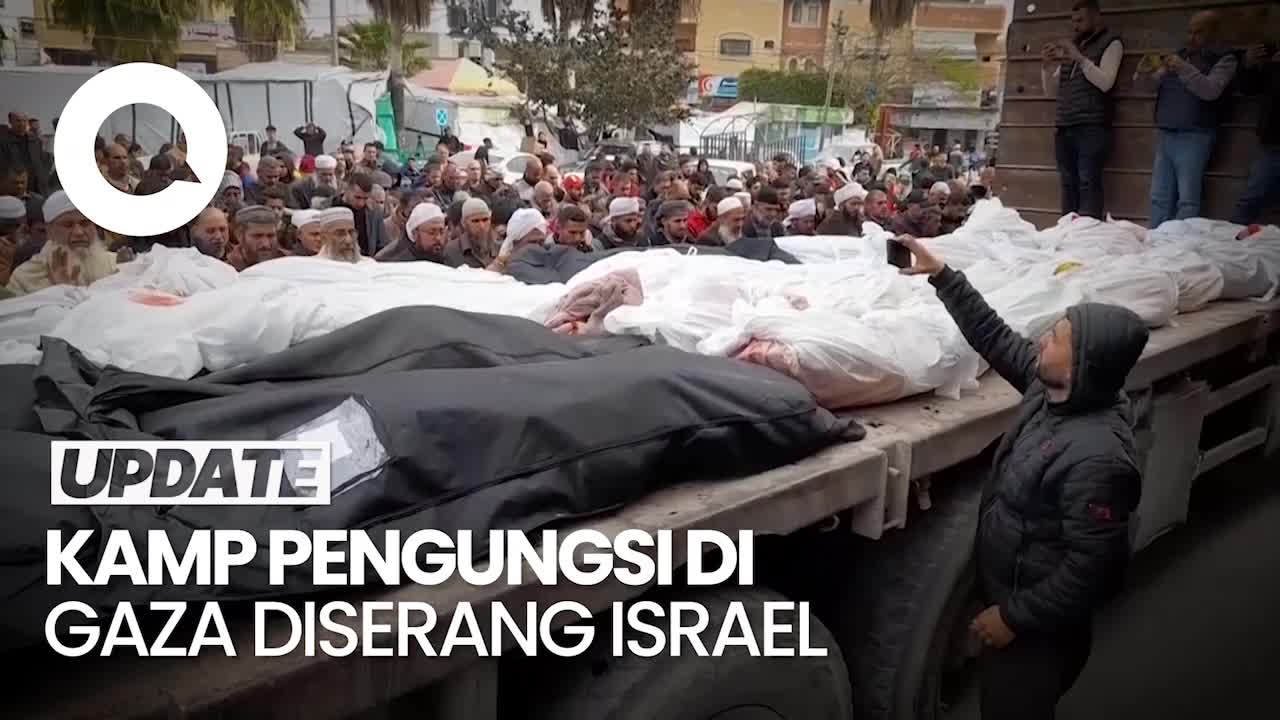 Kamp Pengungsi Nuseirat Di Gaza Diserang Israel, 19 Orang Tewas