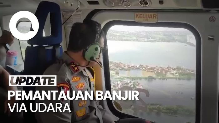 Penampakan Banjir di Demak-Pantura dari Udara