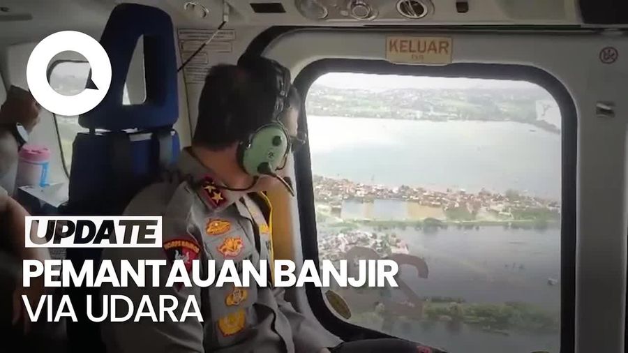 Penampakan Banjir di Demak-Pantura dari Udara