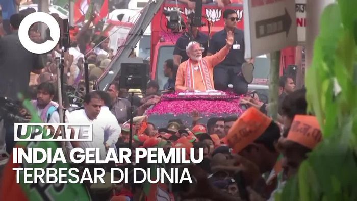 India Bakal Gelar Pemilu Terbesar di Dunia Pada 19 April