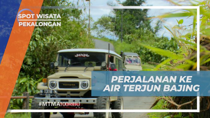 Menikmati Perjalanan Naik Mobil Offroad Menuju Air Terjun Bajing, Pekalongan