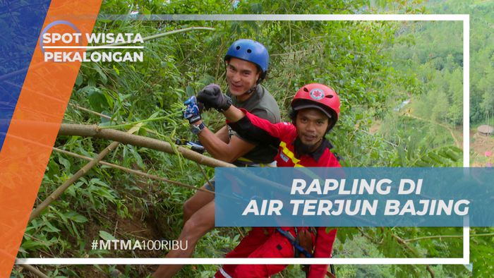 Mengasah Adrenalin, Menuruni Tebing Air Terjun Bajing yang Penuh Tantangan, Pekalongan