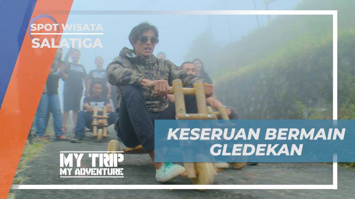 Sensasi Seru Menuruni Gunung Naik Permainan Tradisional Gledekan Khas Salatiga