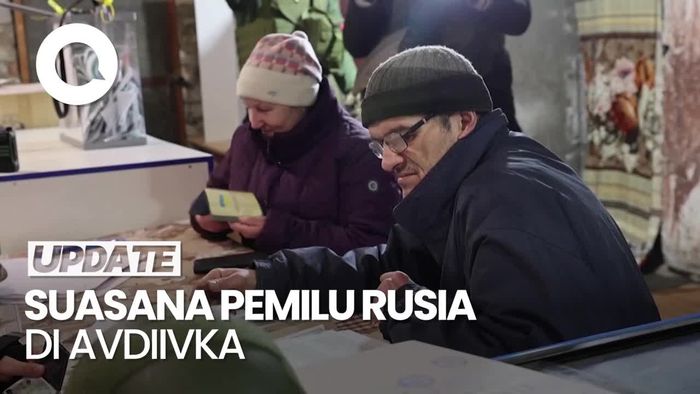 Melihat Suasana Pemilu di Kota Ukraina yang Dikuasai Rusia