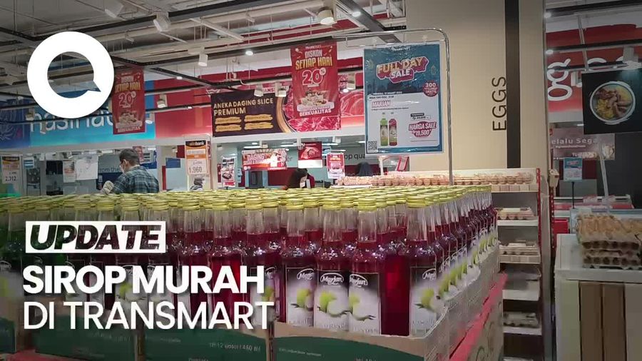 Serbu! Sirop di Transmart Full Day Sale Mulai Rp 10 Ribuan