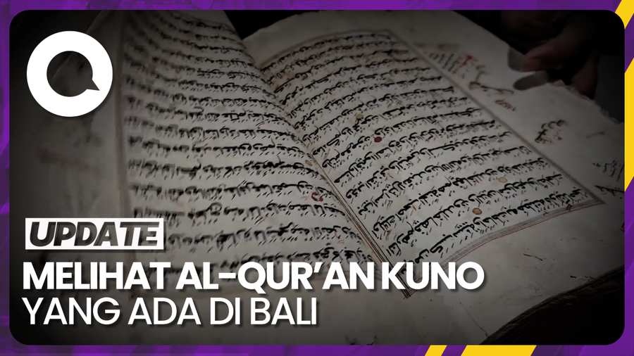  Potret Al-Quran Kuno di Kampung Kusamba Bali
