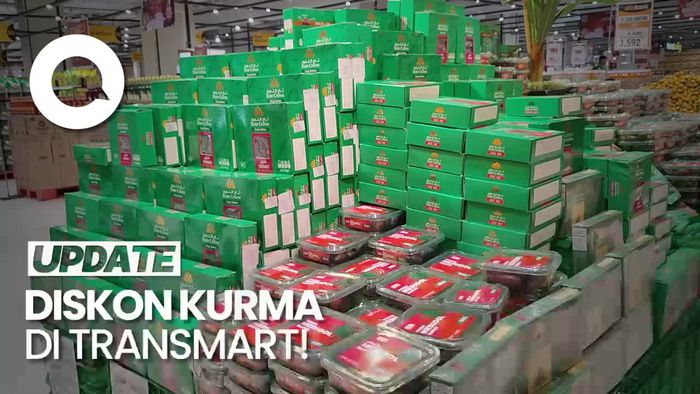 Murah Banget, Semua Merek Kurma Diskon 20% di Transmart Full Day Sale