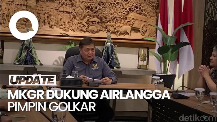 MKGR Sepakat Dukung Airlangga Jadi Ketum Golkar Lagi