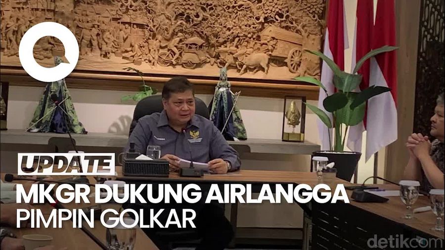 MKGR Sepakat Dukung Airlangga Jadi Ketum Golkar Lagi