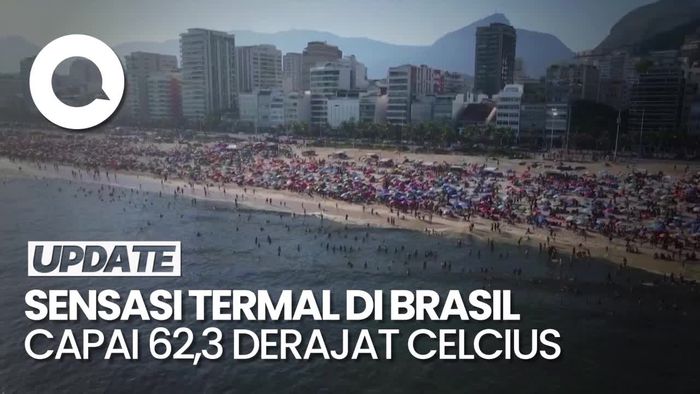 Rekor! Sensasi Termal di Brasil Capai 62,3 Derajat Celsius