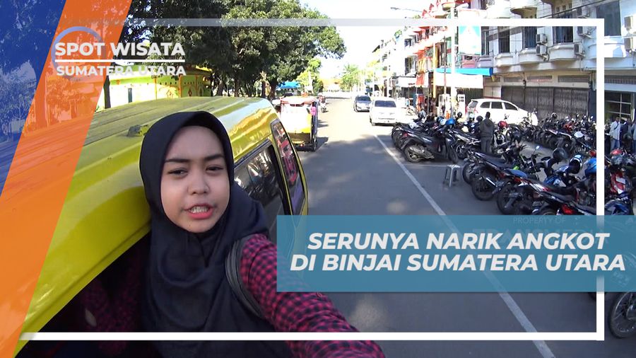 Berpetualang Menjelajahi Kota Binjai Naik Angkot Unik, Sumatera Utara