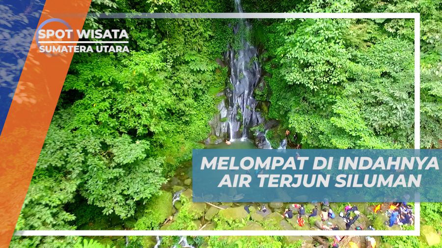 Pacu Adrenalin, Melompat Indah dari Ketinggian di Kolam Air Terjun Siluman, Sumatera Utara 