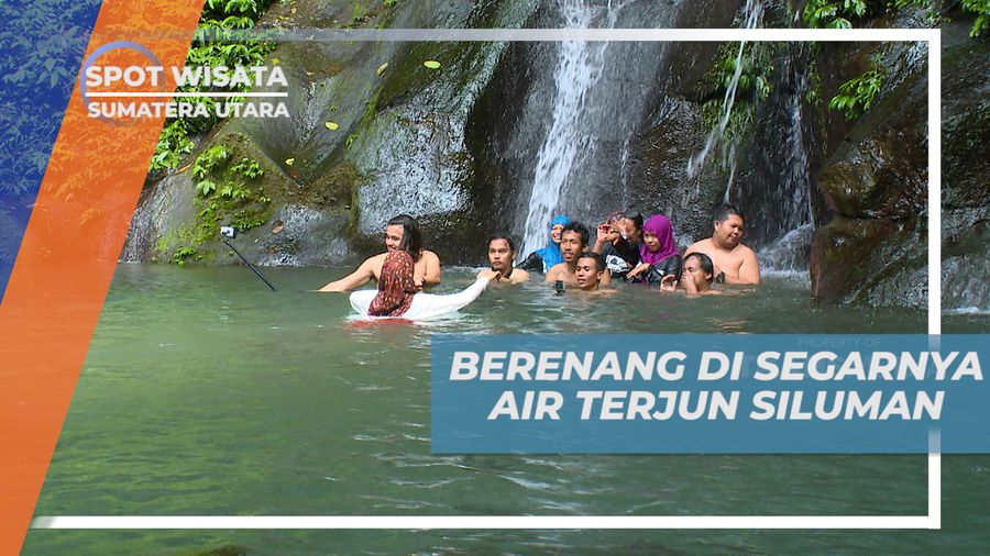 Berbagi Keseruan Berenang Bebas di Kolam Air Terjun Siluman, Sumatera Utara