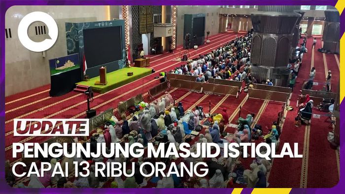 Jumlah Kunjungan Masjid Istiqlal saat Ramadan Capai 13 Ribu Orang