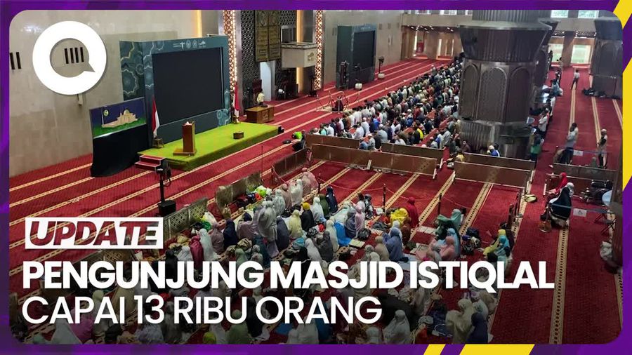 Jumlah Kunjungan Masjid Istiqlal saat Ramadan Capai 13 Ribu Orang