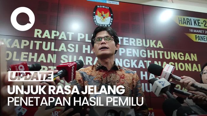 KPU soal Unjuk Rasa Jelang Penetapan Hasil Pemilu: Itu Normal