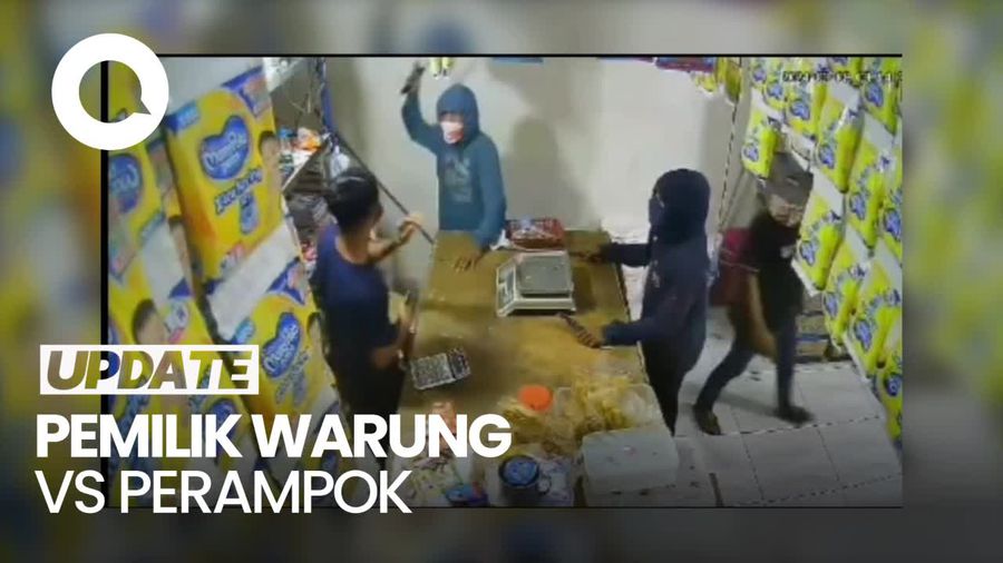Duel Pemilik Warung Kelontong vs Komplotan Perampok di Deli Serdang
