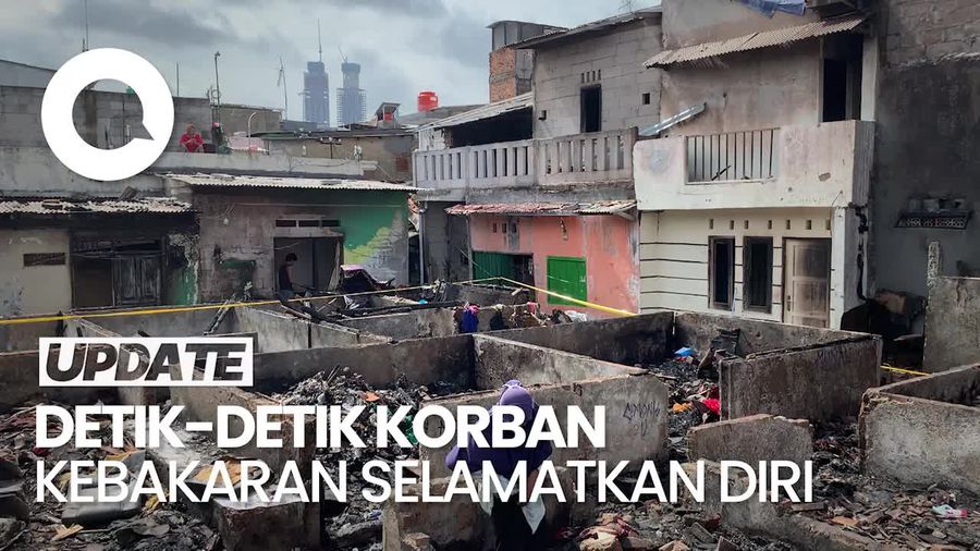 Cerita Detik-detik Korban Kebakaran Palmerah Selamatkan Diri