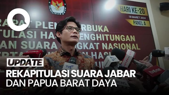 KPU Gelar Rekapitulasi Jabar dan Papua Barat Daya Malam Ini