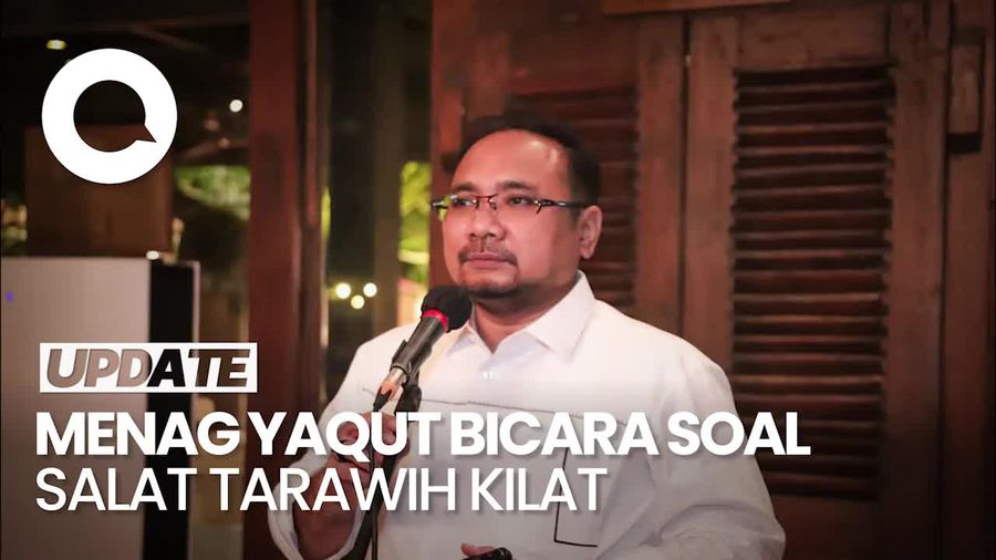 Menag Yaqut soal Salat Tarawih Kilat di Indramayu: Kita Tanya Ahli Agama