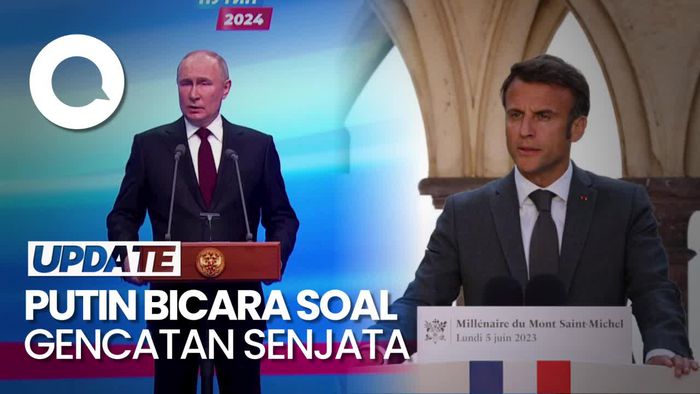 Putin Jawab Macron soal Permintaan Gencatan Senjata Selama Olimpiade Paris