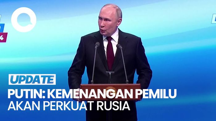 Putin Bicara soal Hasil Penghitungan Suara Sementara Pemilu Rusia