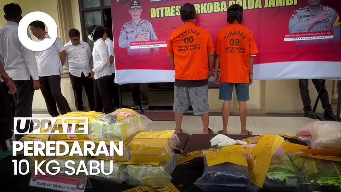 Polda Jambi Bongkar Peredaran 10 kg Sabu, 1 Pelaku Ditembak