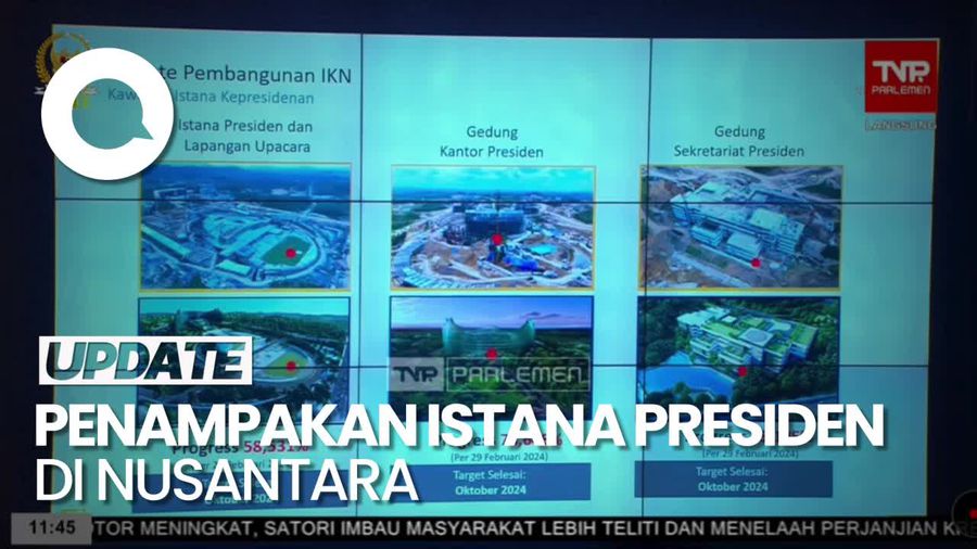 Wujud Terkini Istana Presiden di IKN, Target Selesai Oktober 2024
