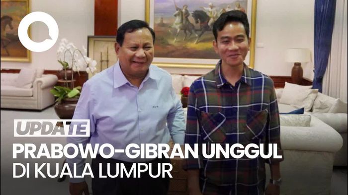 Prabowo-Gibran Menang di Kuala Lumpur, Raih 6.266 Suara