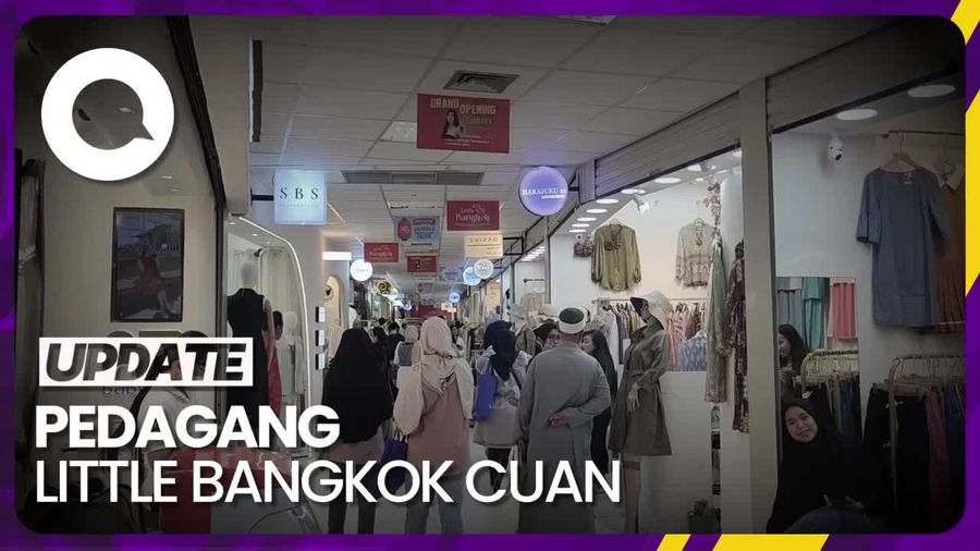 Pedagang di Little Bangkok Tanah Abang Cuan Selama Ramadan