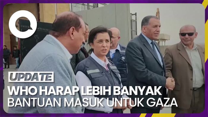 WHO Kunjungi Perbatasan di Mesir, Cek Gudang Bantuan untuk Gaza