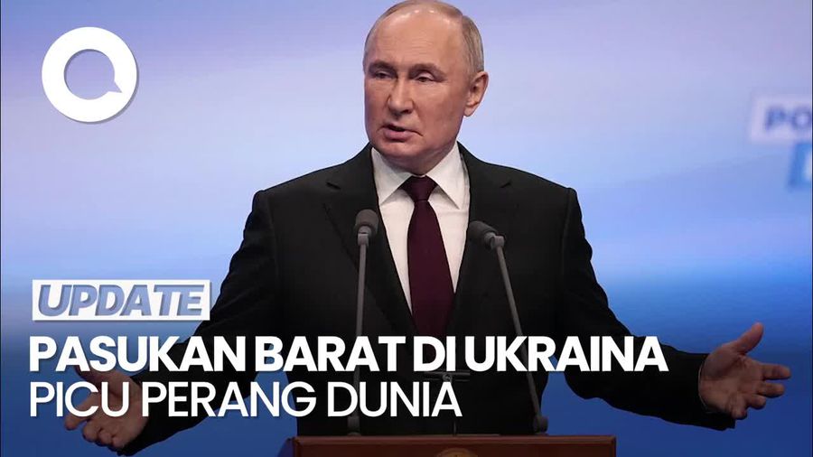 Putin Sebut Kehadiran Pasukan Barat di Ukraina Picu Perang Dunia Ketiga
