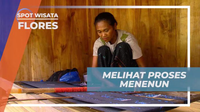 Melihat Warga Menenun Kain Bermotif Cantik di Kampung Tololela Flores