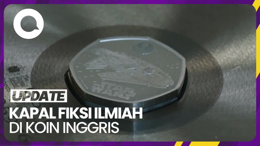 The Royal Mint Inggris Rilis Koin Millennium Falcon Star Wars 