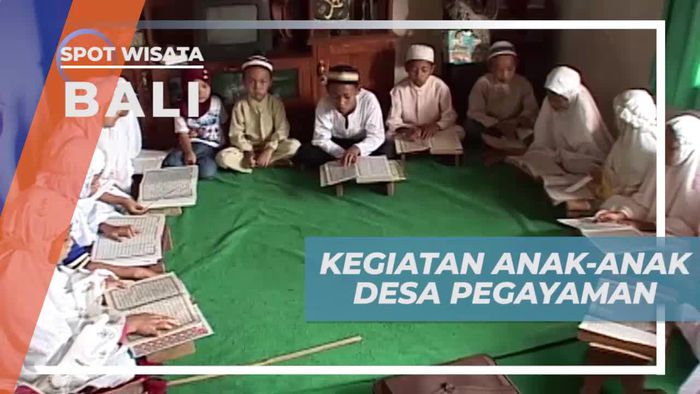Melihat Kegiatan Anak-anak di Desa Pegayaman Bali