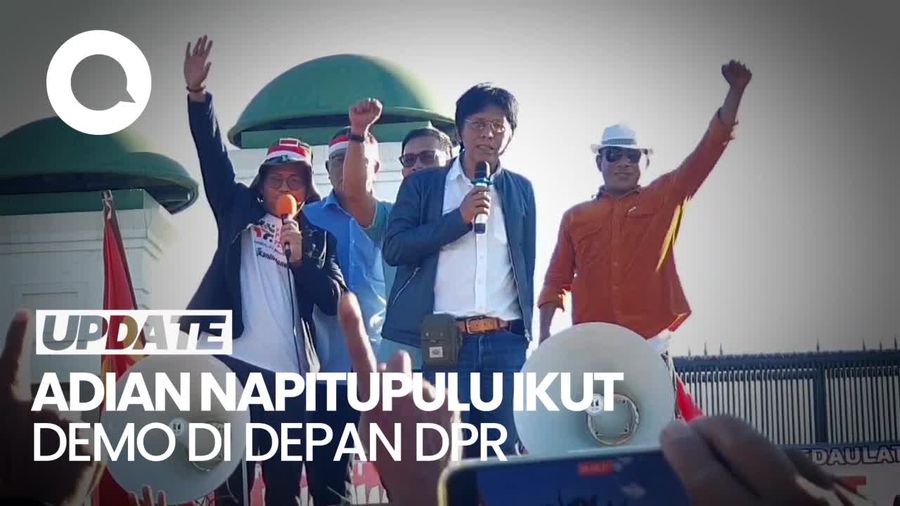 Momen Adian Napitupulu hingga Masinton Temui Massa Demo DPR