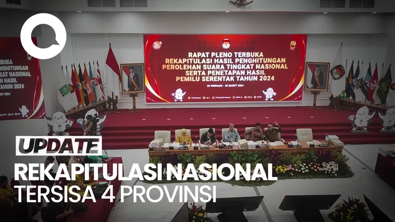 KPU Siapkan 2 Panel Untuk Selesaikan Rekapitulasi 4 Provinsi Hari Ini