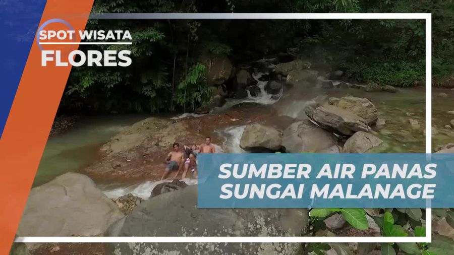 Gunung Inerie, Sumber Air Panas Sungai Malanage Flores