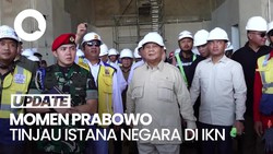 Prabowo Tinjau Pembangunan Istana Negara IKN Serta Persiapan HUT RI